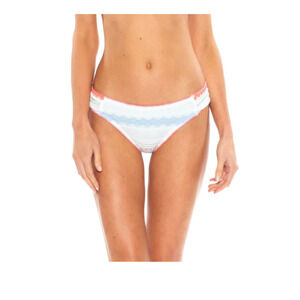 BECCA Casablanca Side Tab Bikini Bottom Spring Leaf Multi Size M